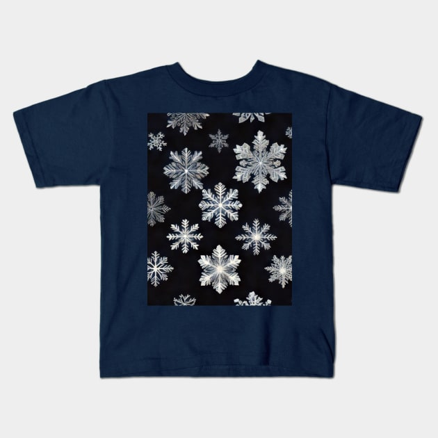 Ice Crystal Kids T-Shirt by likbatonboot